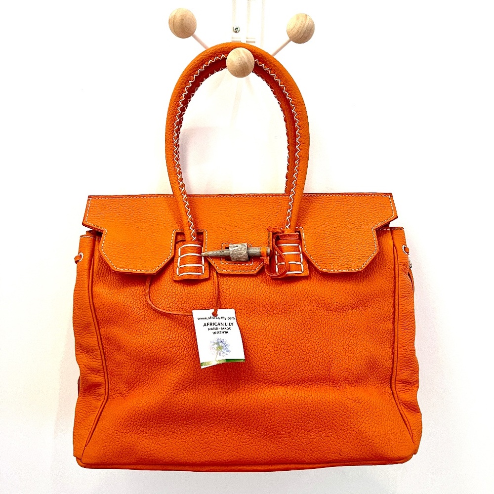 BRAND NEW Leather handbag Made in Kenya